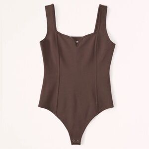 NWT A&F Sweetheart Neckline Bodysuit